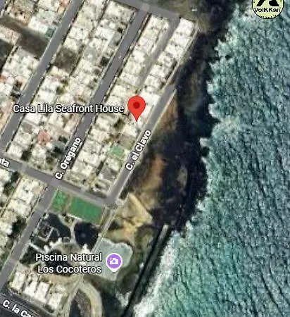 Volkkanrentals Casa Lila Seafront House Appartement